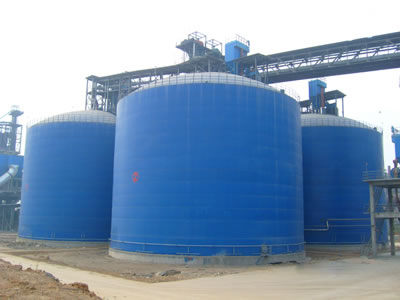 离石水泥钢板库改造