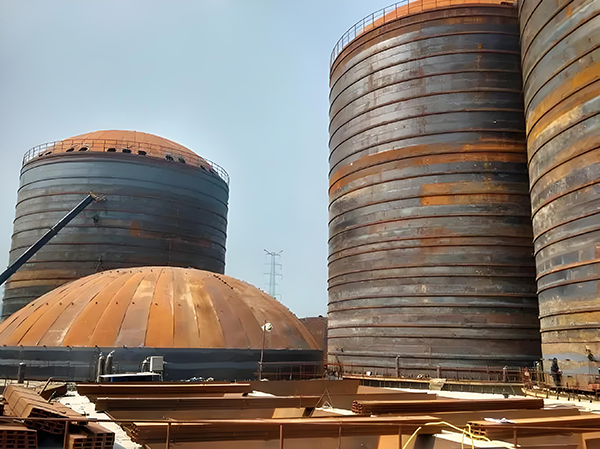 离石焦粉钢板仓